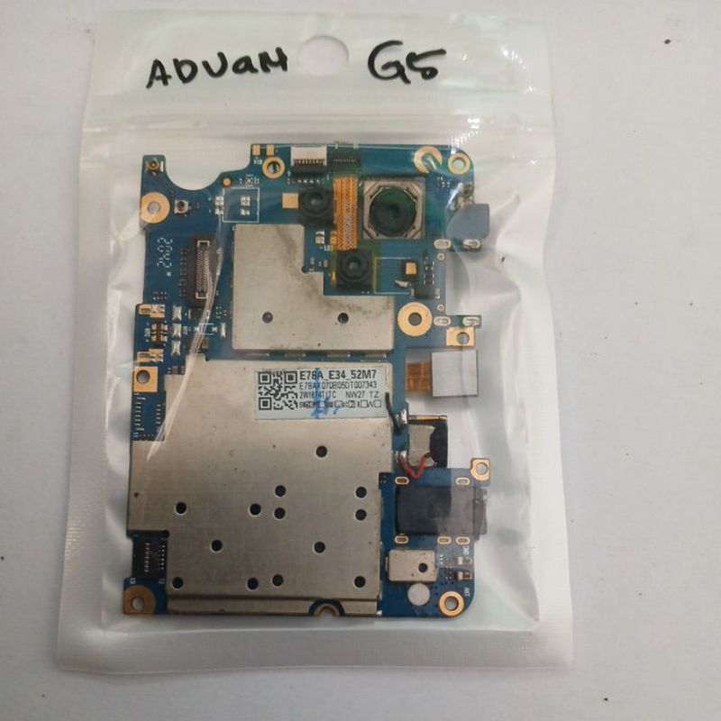 mesin advan G5 hidup normal minus konector cas