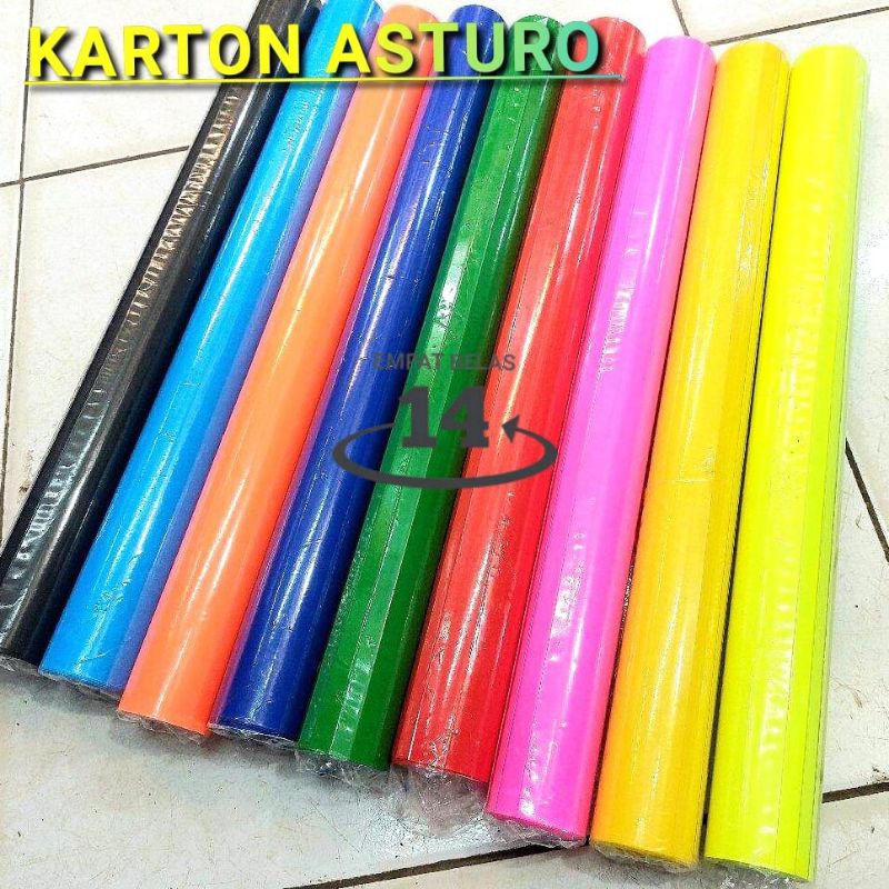 

5 Lembar Kertas Karton Asturo Warna Cerah