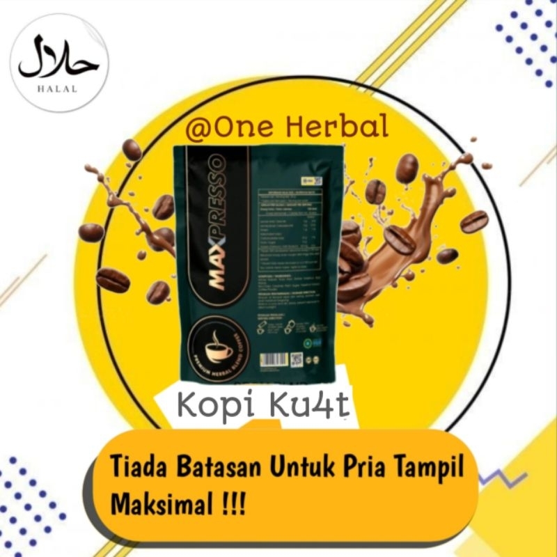 

Maxpresso Kopi Herbal Stamina - Hwi Coffe Penguuat & vitalitass