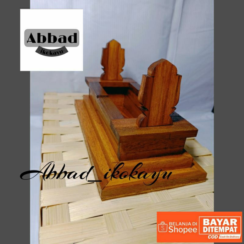 ASBAK KAYU JATIASBAK MAKAM_MAESAN model kijing minimalis A(ready bonus) #asbakunik#asbakkayu