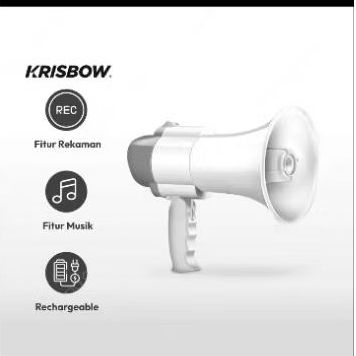 Krisbow megaphone 10watt/pengeras suara/toa
