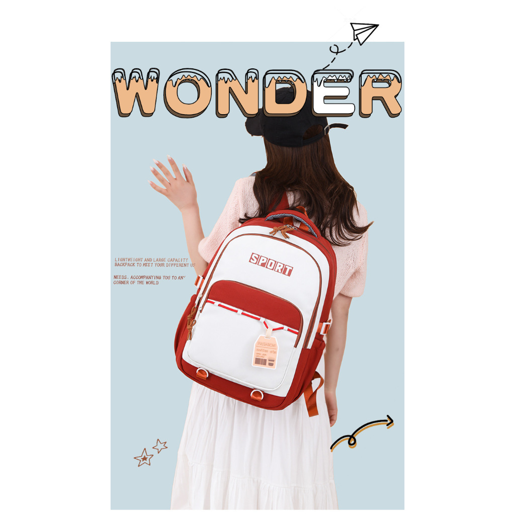 

RANSEL IMPORT BISA UNTUK SEKOLAH SMP SMA DAN HANGOUT DENGAN BAHAN TEBAL KUALITAS IMPORT MUAT BUKU PAKET BESAR