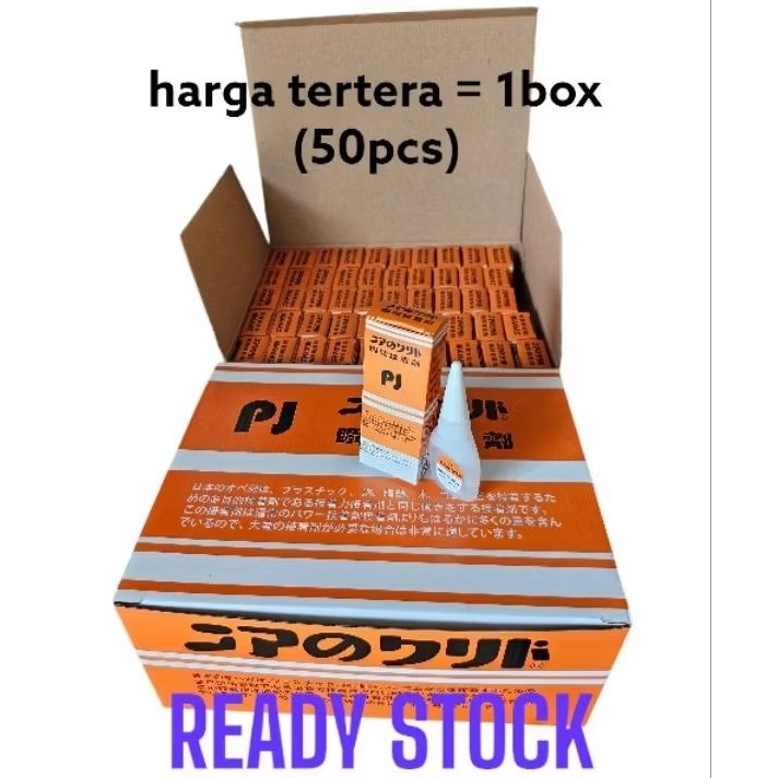 

Lem Korea PJ 50PC Super Glue lem serbaguna per 50pc