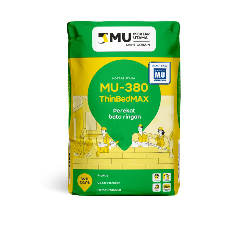 MU 380 | PEREKAT BATA RINGAN 20 KG ( BANDUNG ONLY)