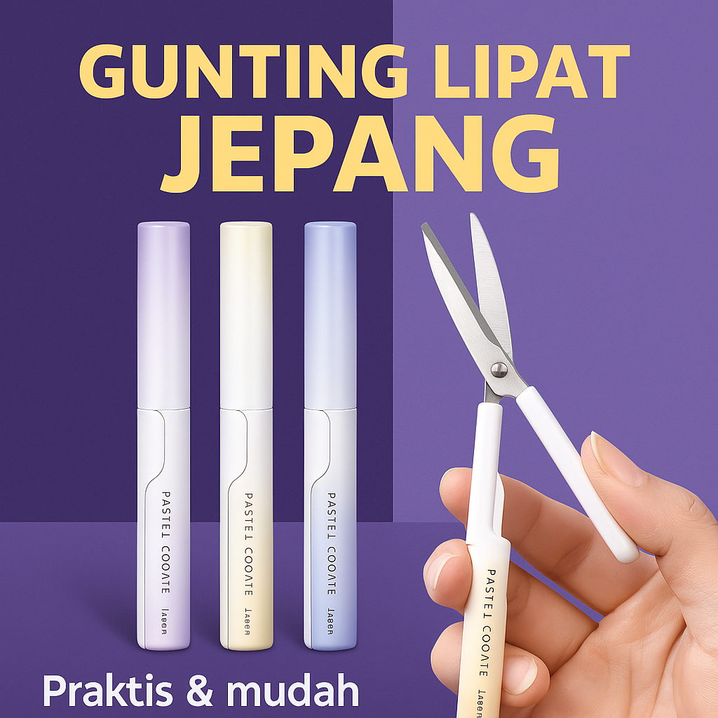 

Gunting Lipat Jepang Lucu Warna Pastel Pemotong Mini Portabel Praktis untuk Sekolah & Kantor