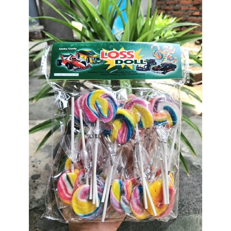 

Permen lolipop karakter Bulat 1pack isi 20pcs | permen enak viral isian banyak | bisa COD