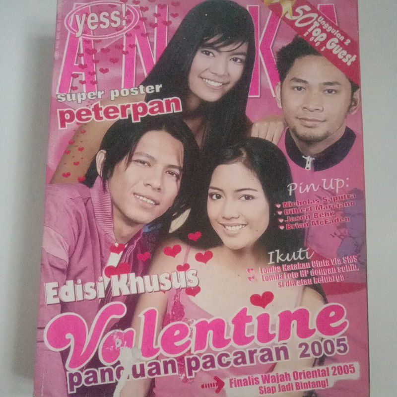 Majalah Aneka Tahun 2005 Cover Nazriel Irham (Ariel)