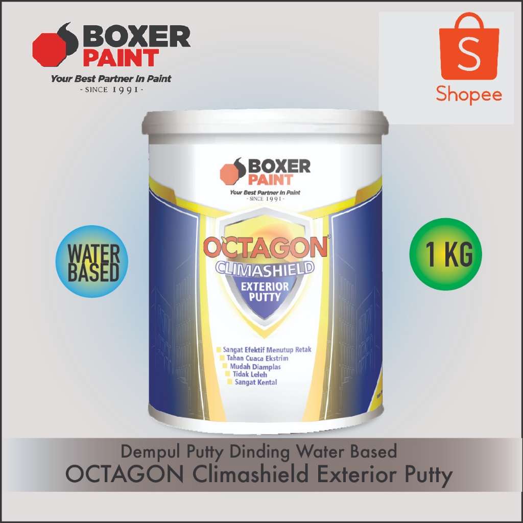 OCTAGON Climashield Exterior Putty Dempul Putty Plamir Tembok