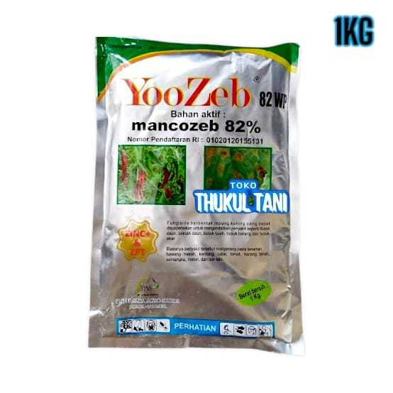 Yoozeb Kuning 1KG Fungisida Mankozeb 82WP Mancozeb Yozeb 1Kilo Pembasmi Busuk Bercak Batang Daun