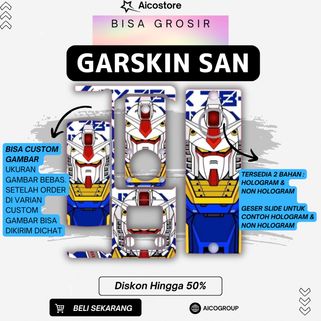 

stiker inner garskin ssssuuunnn aiiiyooo bisa hologram dan custom desain