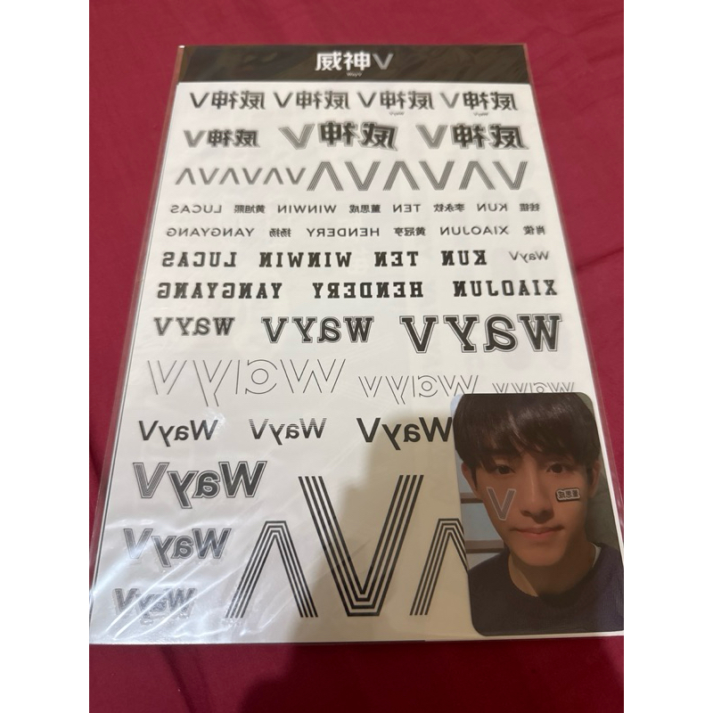 WINWIN TATTOO WAYV PHOTOCARD SET SEALED