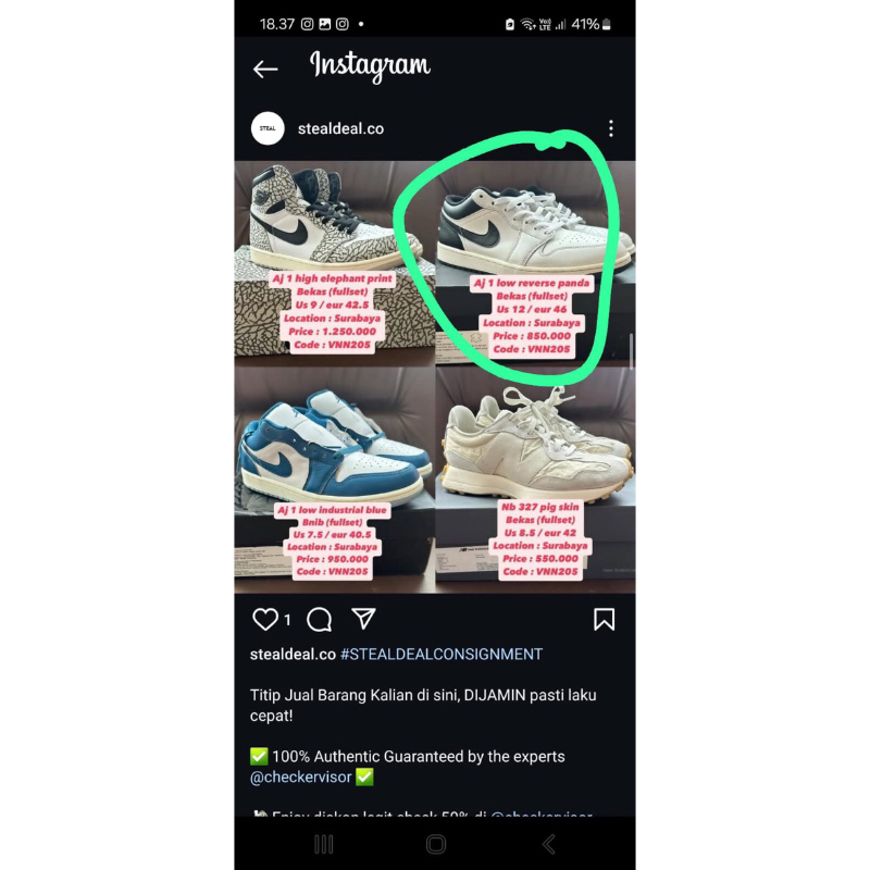 air jordan 1 low reverse panda