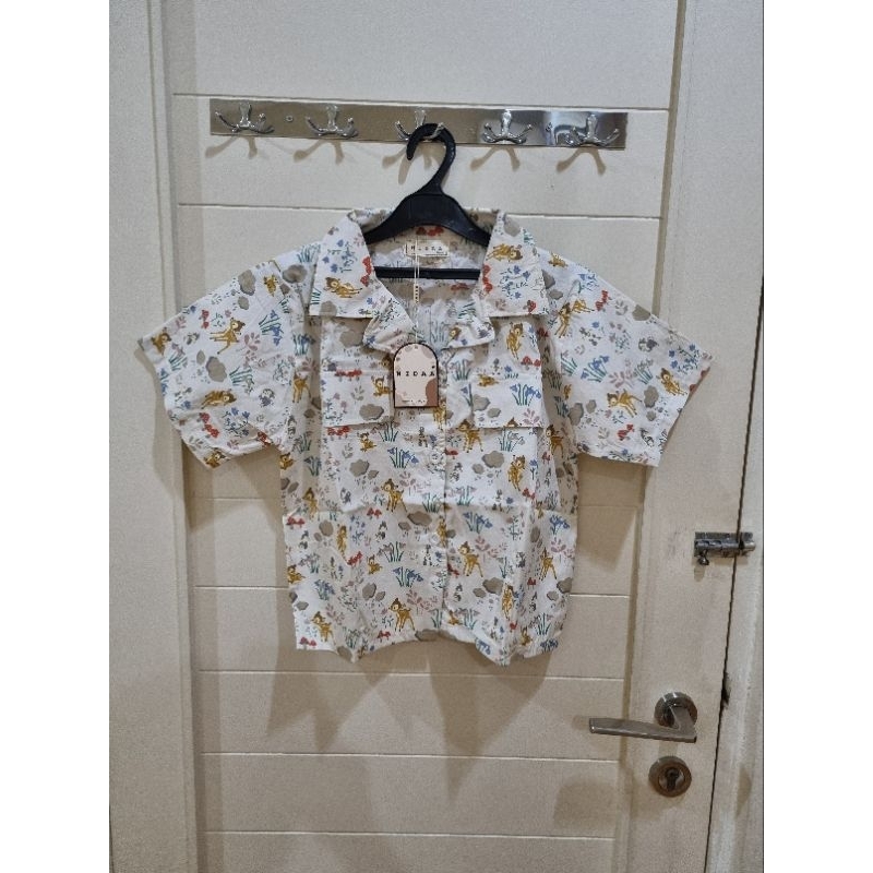 Kemeja Wanita Motif Disney Bambi Nidaa Classic