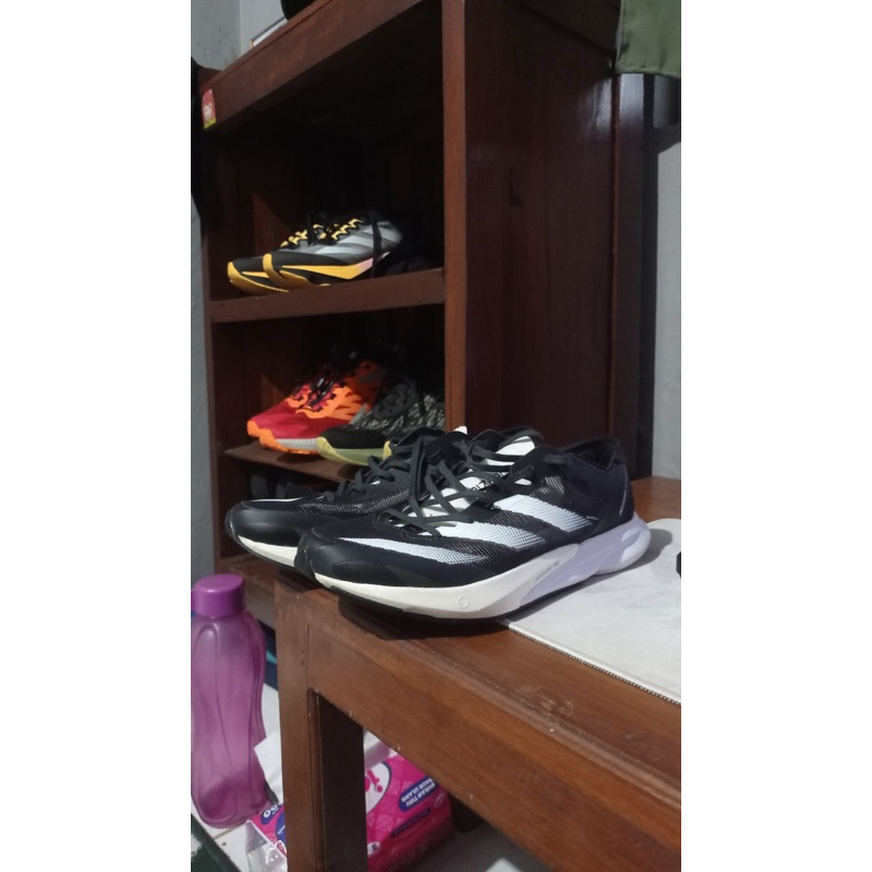 adidas adizero adios 8 black white original second