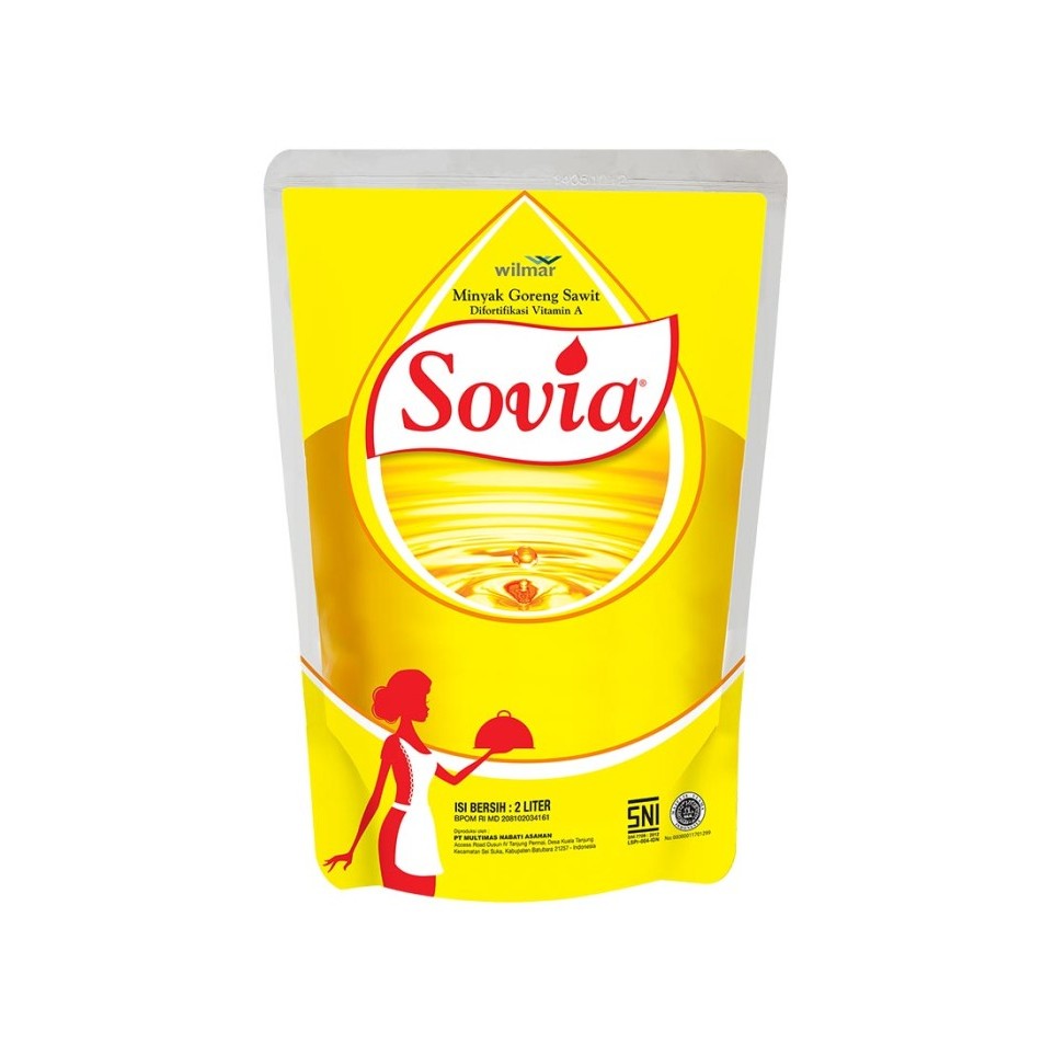 

Sovia 2 Liter 1 Pouch Minyak Goreng