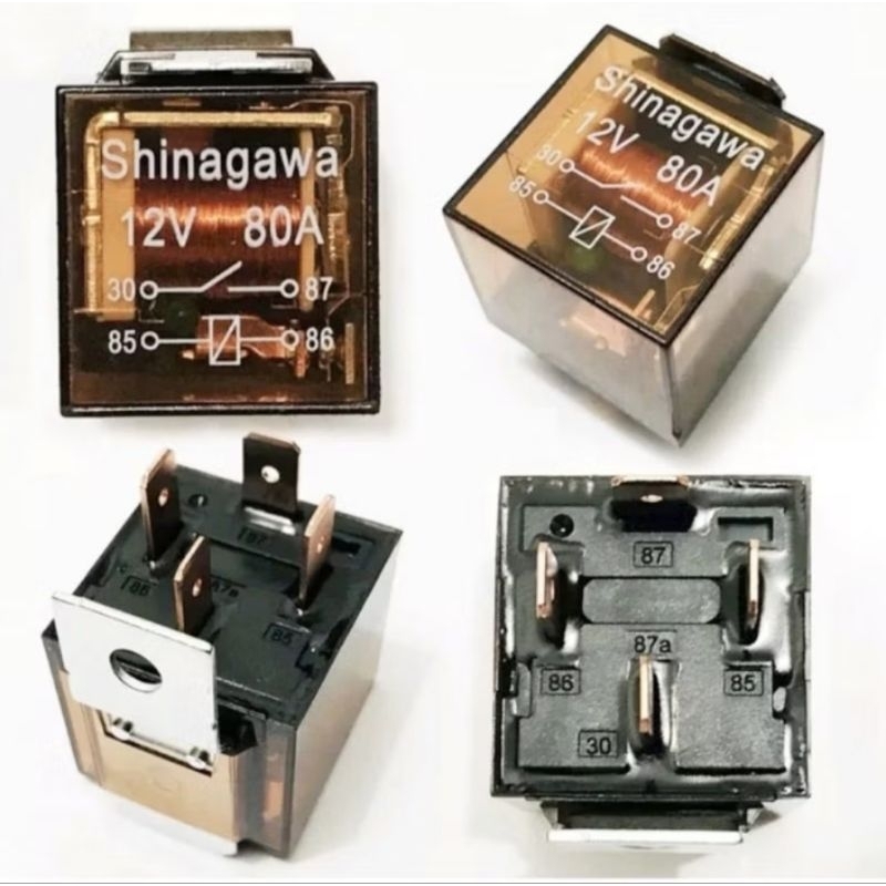 relay 4 kaki untuk lampu klakson dll