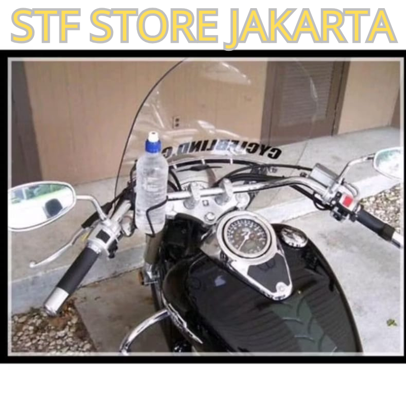 TEMPAT BOTOL AIR MINUM SEPEDA DAN MOTOR KAWAT AQUA FULL CNC