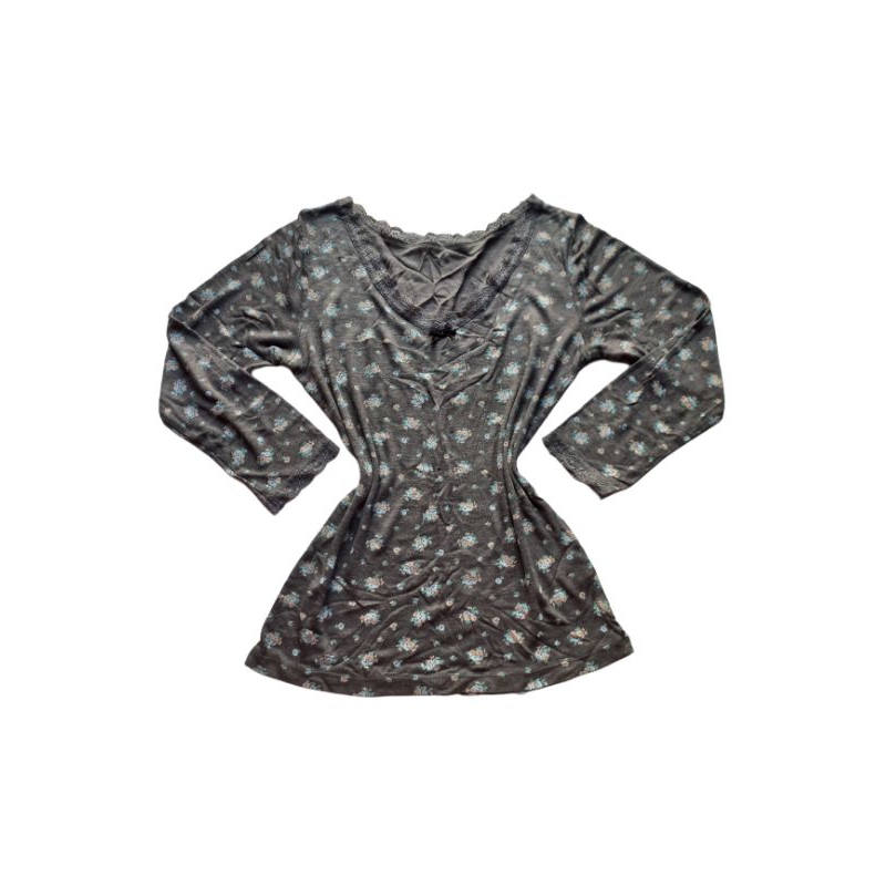 floral milkmaid acubi top fitted body