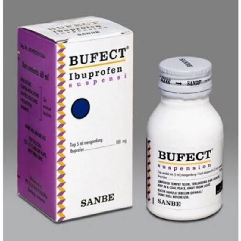 BUFECT SIRUP 60ML UNTUK SAKIT GIGI