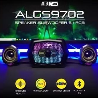 speaker altec lansing algs9702 bluetooth desktop subwoofer rgb 2.1