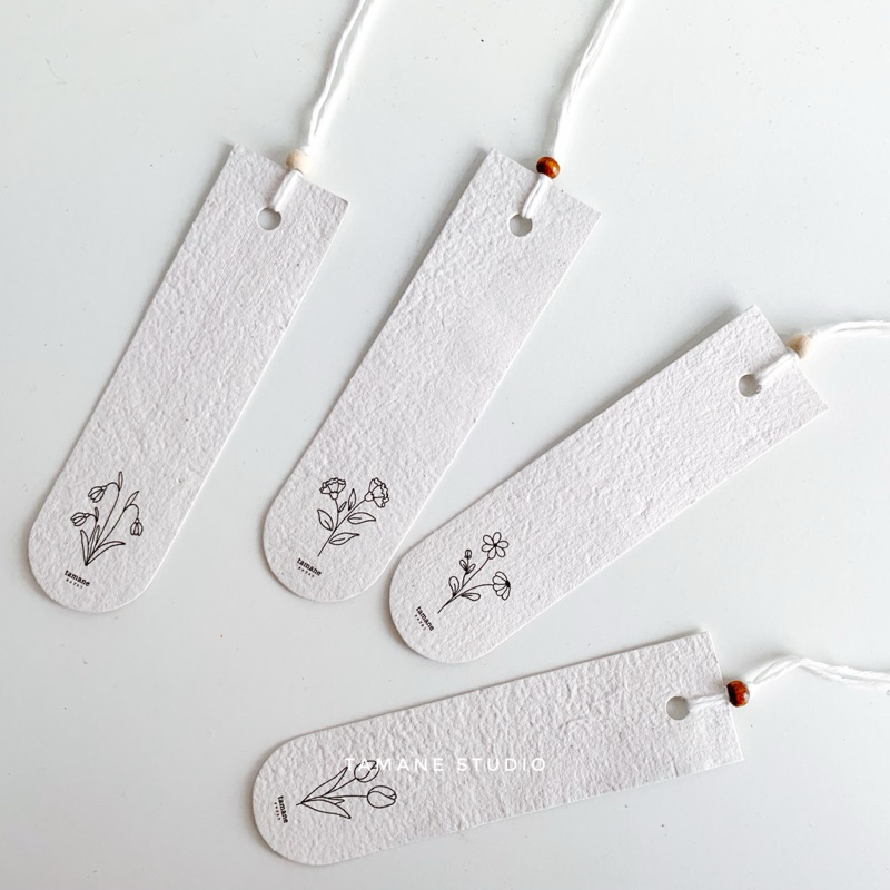 

Tamane bookmark kertas daur ulang pembatas buku
