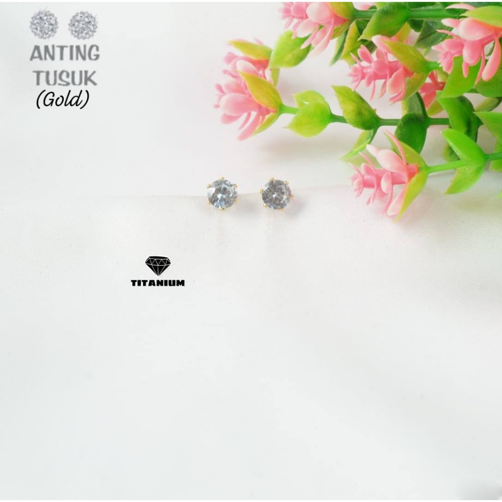 Anting Tusuk Giwang Tindik Anak Bayi  tidak alergi ada surat toko