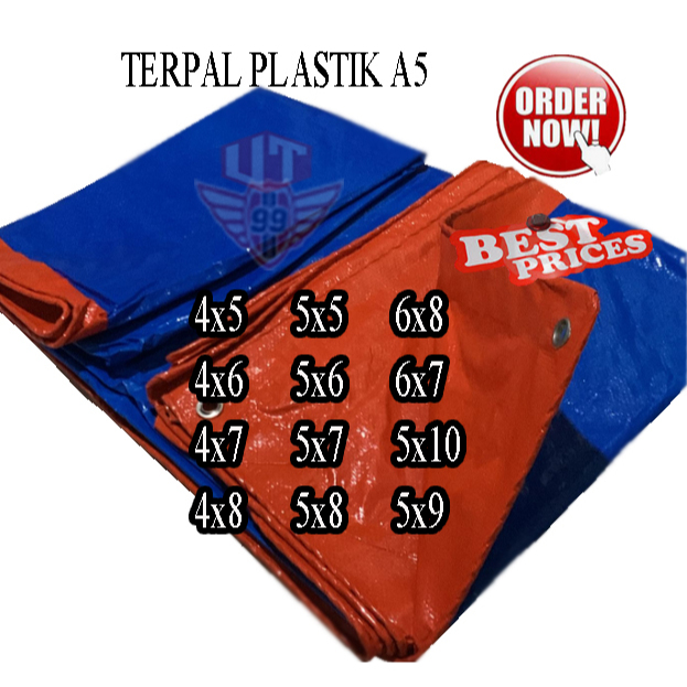 Terpal Plastik A5 terpal tenda tahan air / terpal 4x6 A5 / terpal A5
