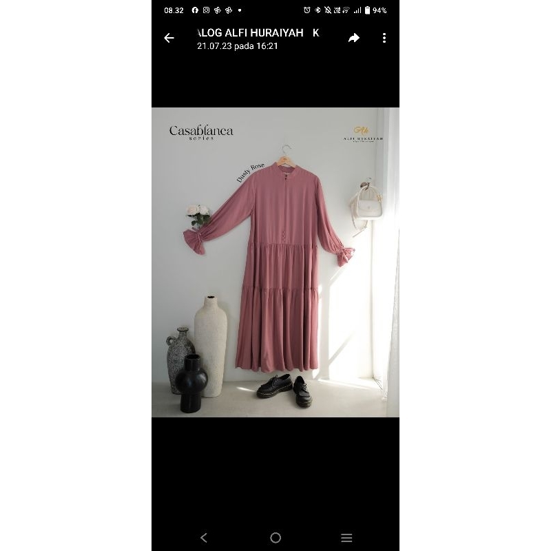 Gamis Casablanca Alfi Huraiyah