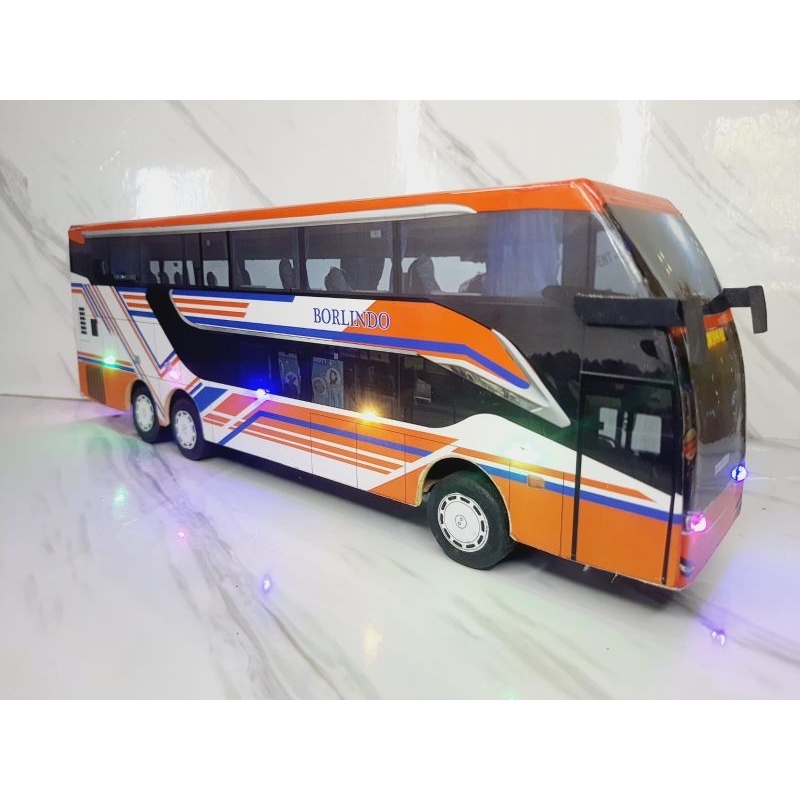 Miniatur Bus Borlindo double Decker
