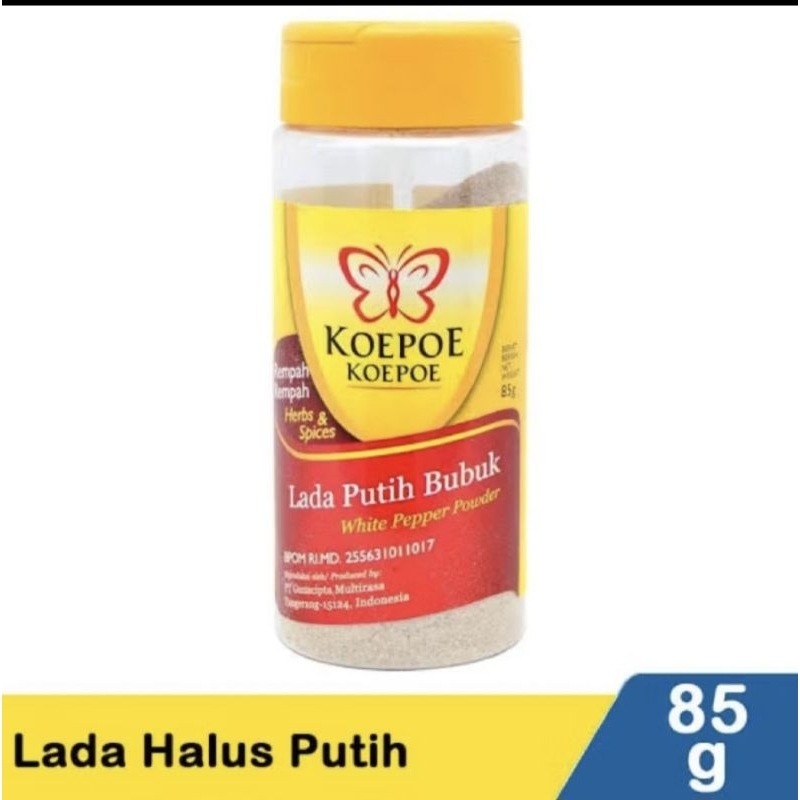 

KOEPOE KOEPOE Lada Putih Bubuk 85 g