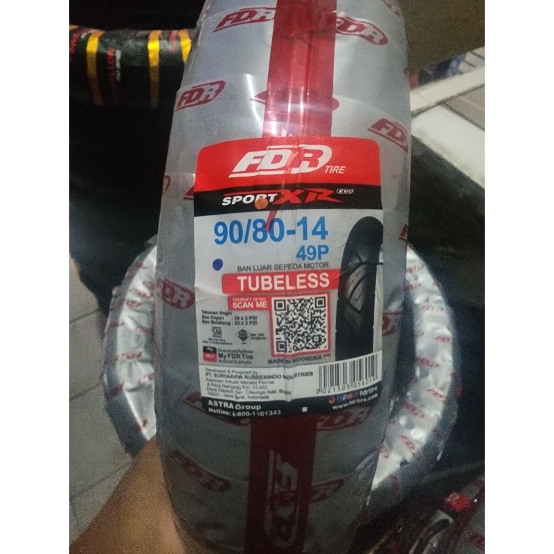 FDR Sport XR Evo 90/80 - 14 Tubeless