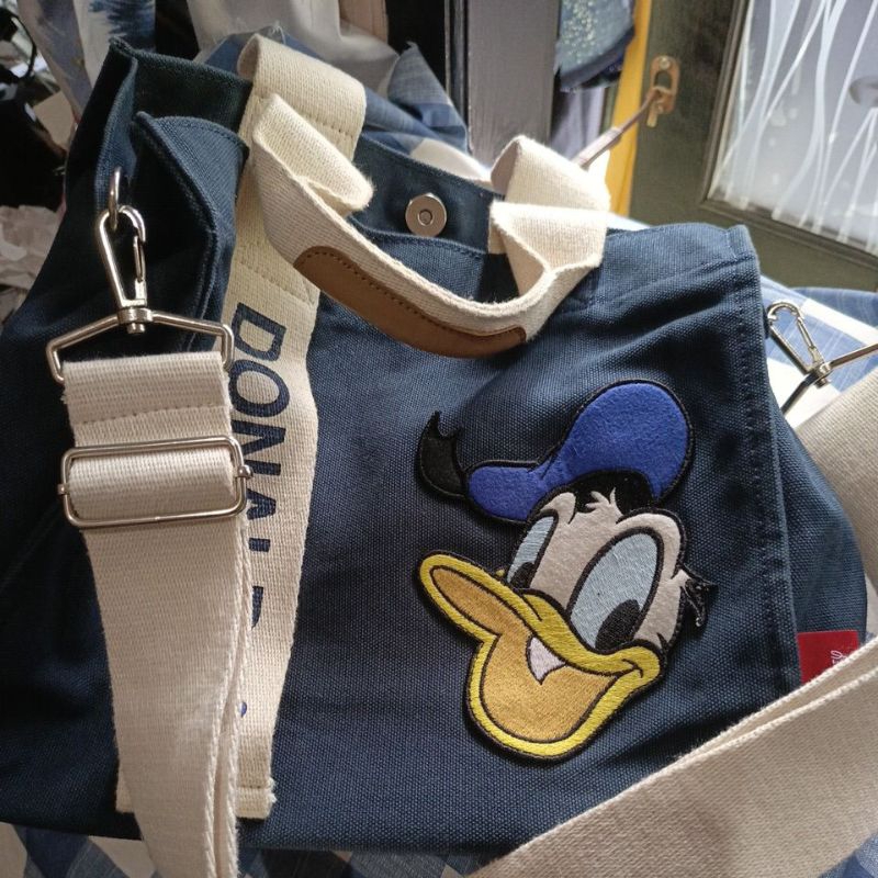 tas kanvas original disney donald duck