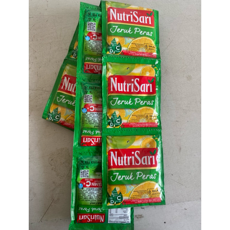 

NUTRISARI jeruk peras RENCENG (10 pcs) 14gr