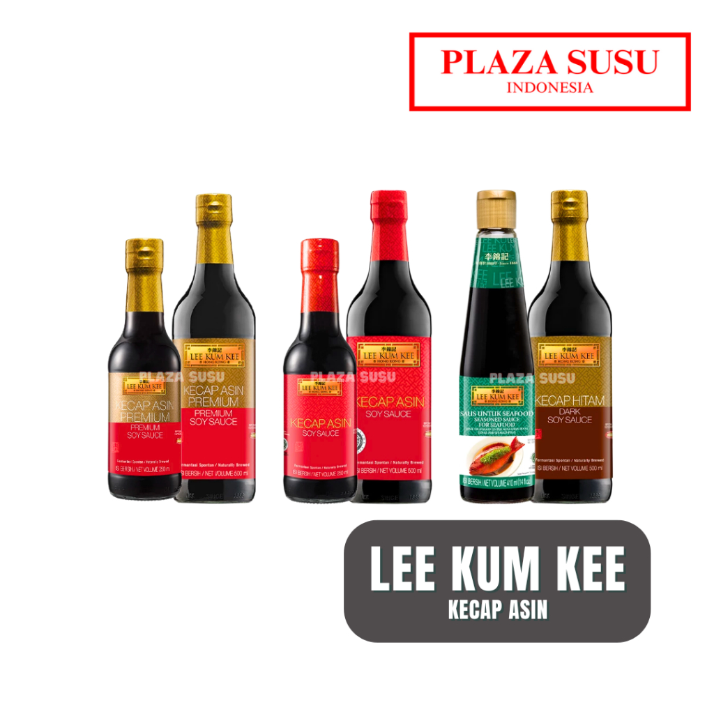 

SOY SAUCE LEE KUM KEE KECAP ASIN PREMIUM/KECAP HITAM/KECAP SEASONED SEAFOOD