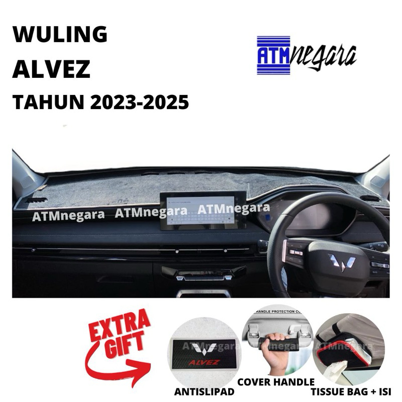 Cover Dashboard Premium WULING ALVEZ Aksesoris Alas Pelindung Dasbor Mobil