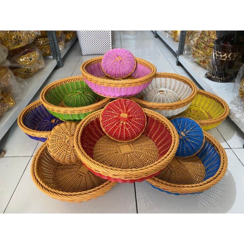 Bokor rotan sintetis size 30 cm premium