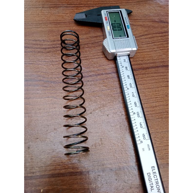 Per Spring Tekan 1 mm Baja Panjang 15 cm