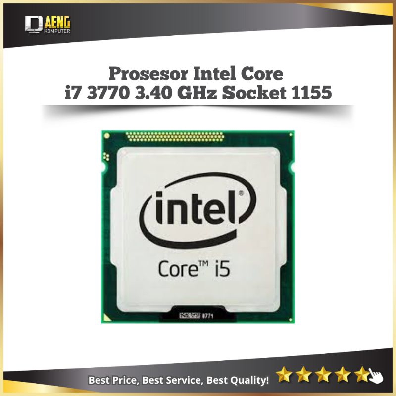 Processor Prosesor Proci Pc Intel core i7 3770 3.40 GHz Original Murah