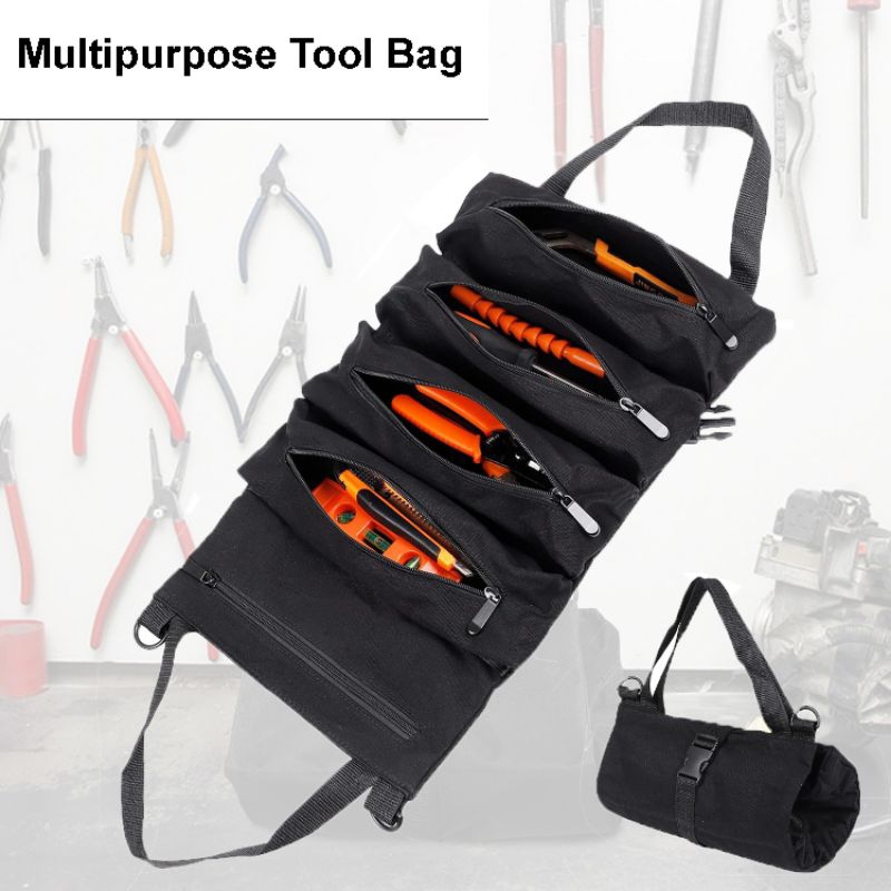 tas kemping tukang teknisi perkakas peralatan gulung rolling hiking mancing aksesoris motor mobil be