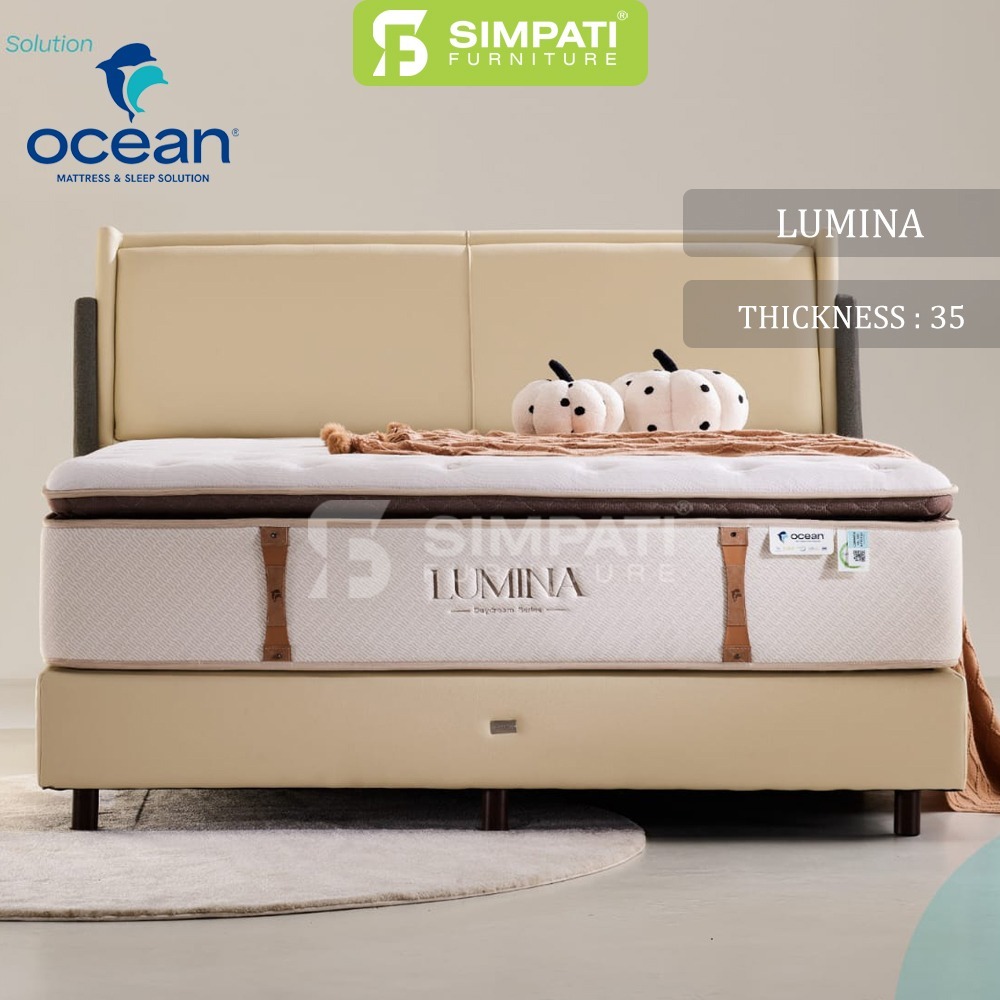 SET SPRINGBED Ocean Springbed - Kasur Lumina Natural Latex