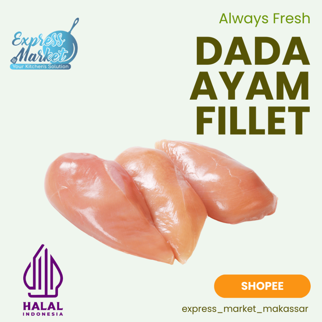 

Dada Fillet Boneless Tanpa Tulang Ayam Ras Dada Ayam Fillet