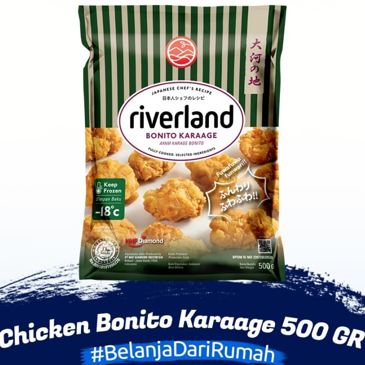 

RIVERLAND Chicken Bonito Karaage 500 gr