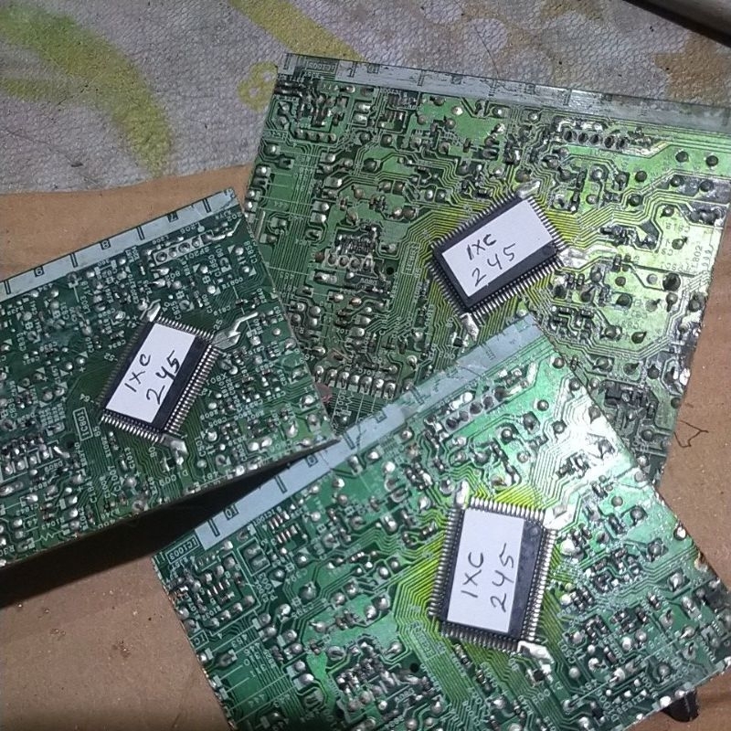 IC tempel IXC 245 belum tes masih nempel PCB