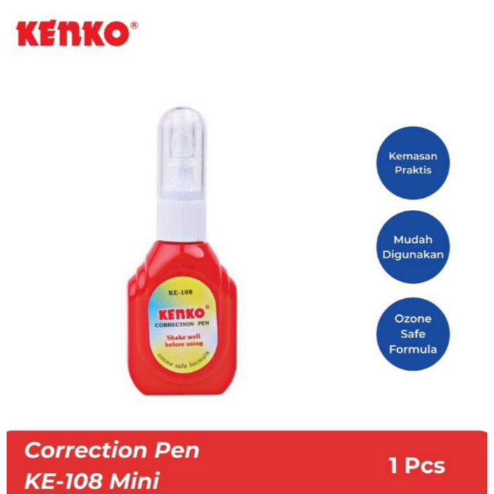 

TIPP EX / TIPEX CAIR / CORRECTION PEN / CORRECTION FLUID / CORRECTION LIQUID / TIP EX KENKO KE108 MINI