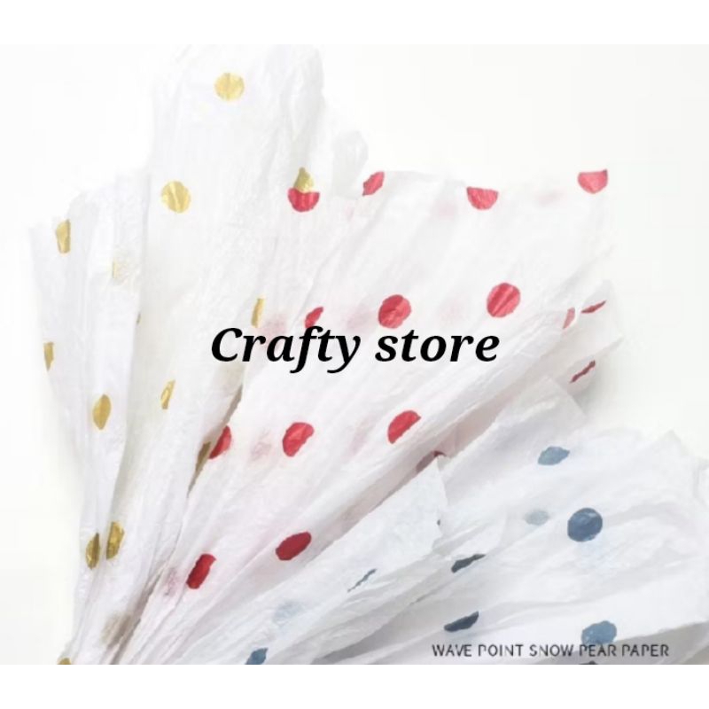 

kertas buket bunga polkadot kertas bunga polkadot