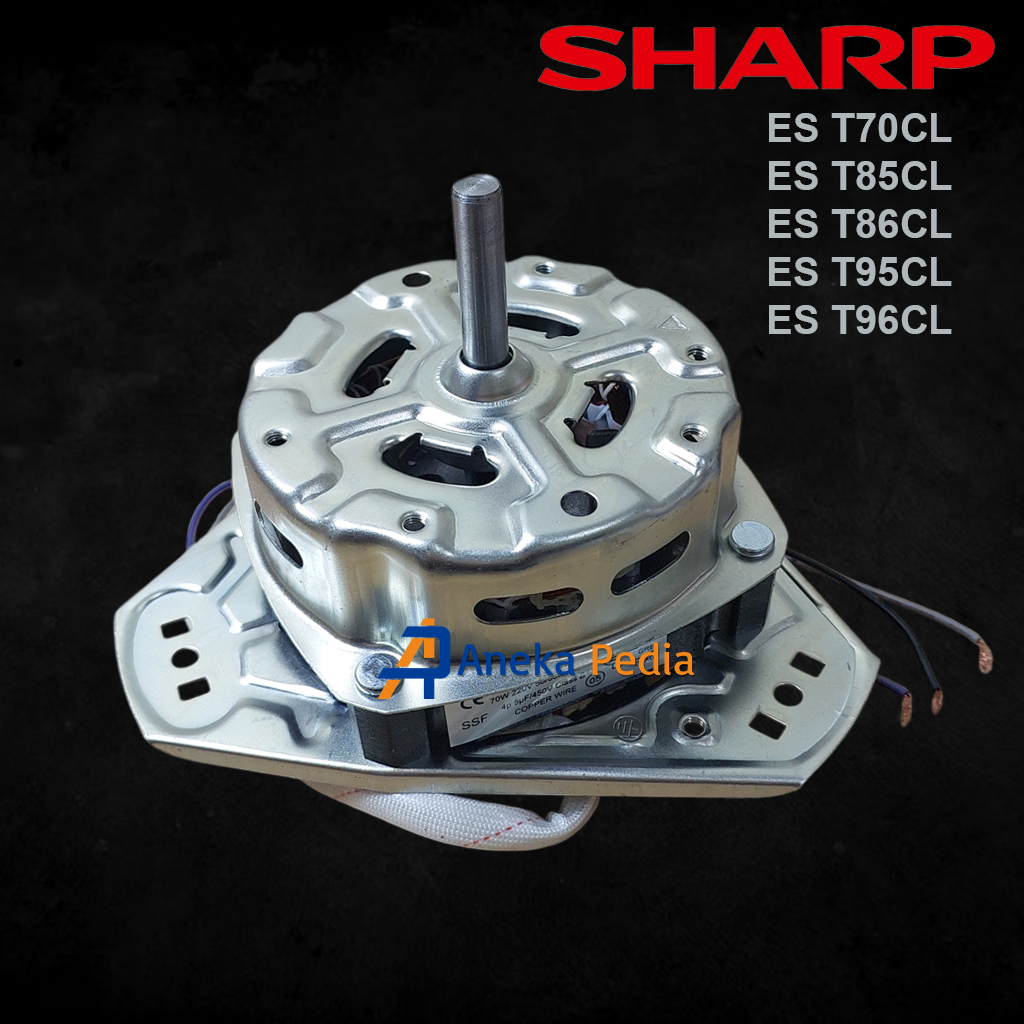 DINAMO PENGERING ES T70 T85 T86 T95 T96 CL Motor SPIN Mesin Cuci 2 Tabung SHARP T70CL T85CL T86CL T9