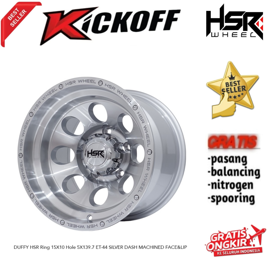 VELG MOBIL JIMNY KATANA VITARA ESCUDO TERBARU HSR DUFFY R15