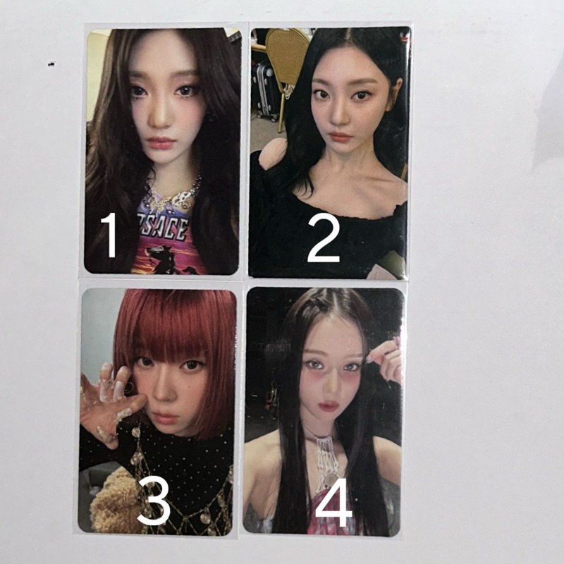 photocard aespa ningning winter whiplash drama