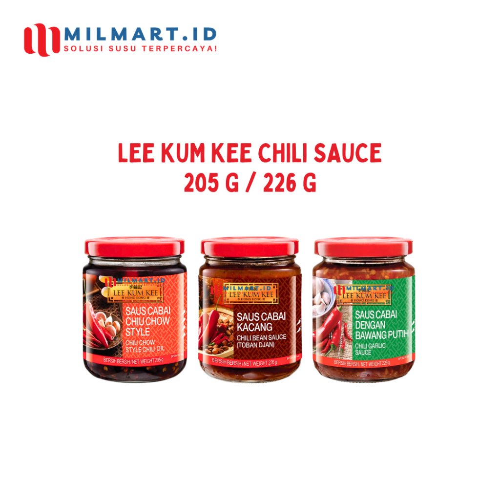 

LEE KUM KEE MINYAK CABAI CHIU CHOW STYLE CHILI BEAN SAUCE CHILI GARLIC