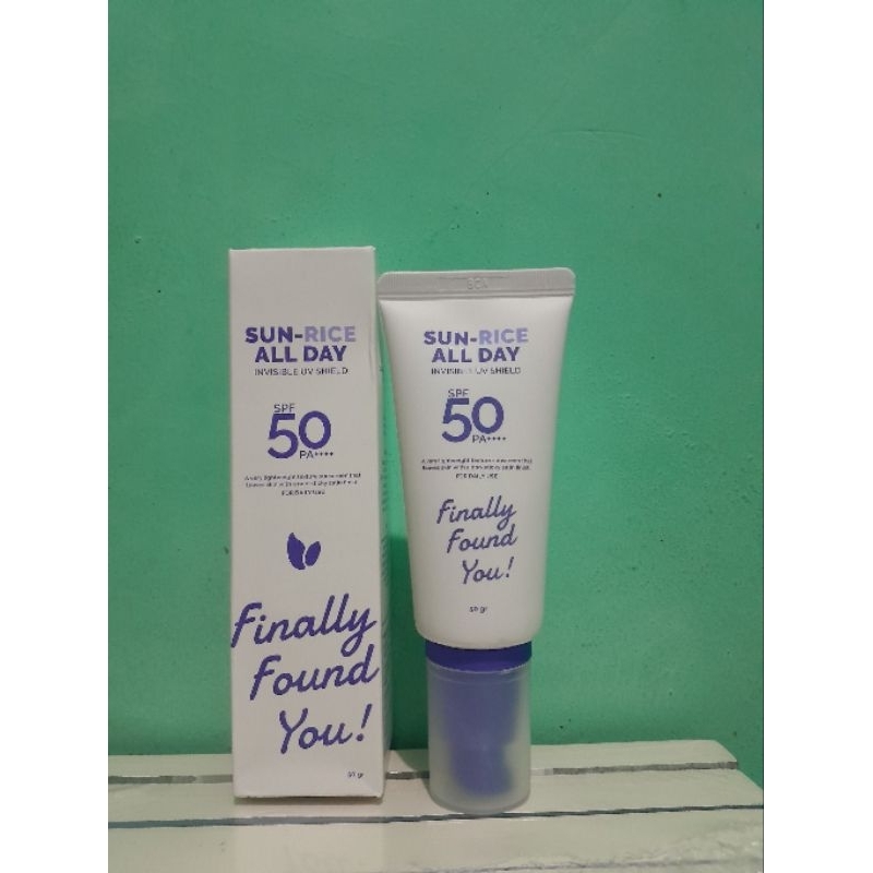 Preloved sunscreen finally found you ffy sun-rice all day 50gr